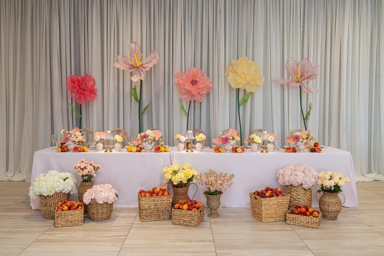 Luxury event floral installation — Luxury Events, photographed by Jonathan Levy