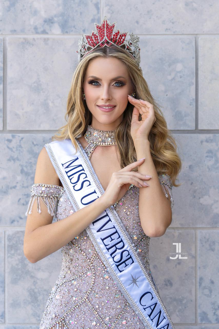 Miss universe queen portrait — Miss Universe Canada, photographed by Jonathan Levy